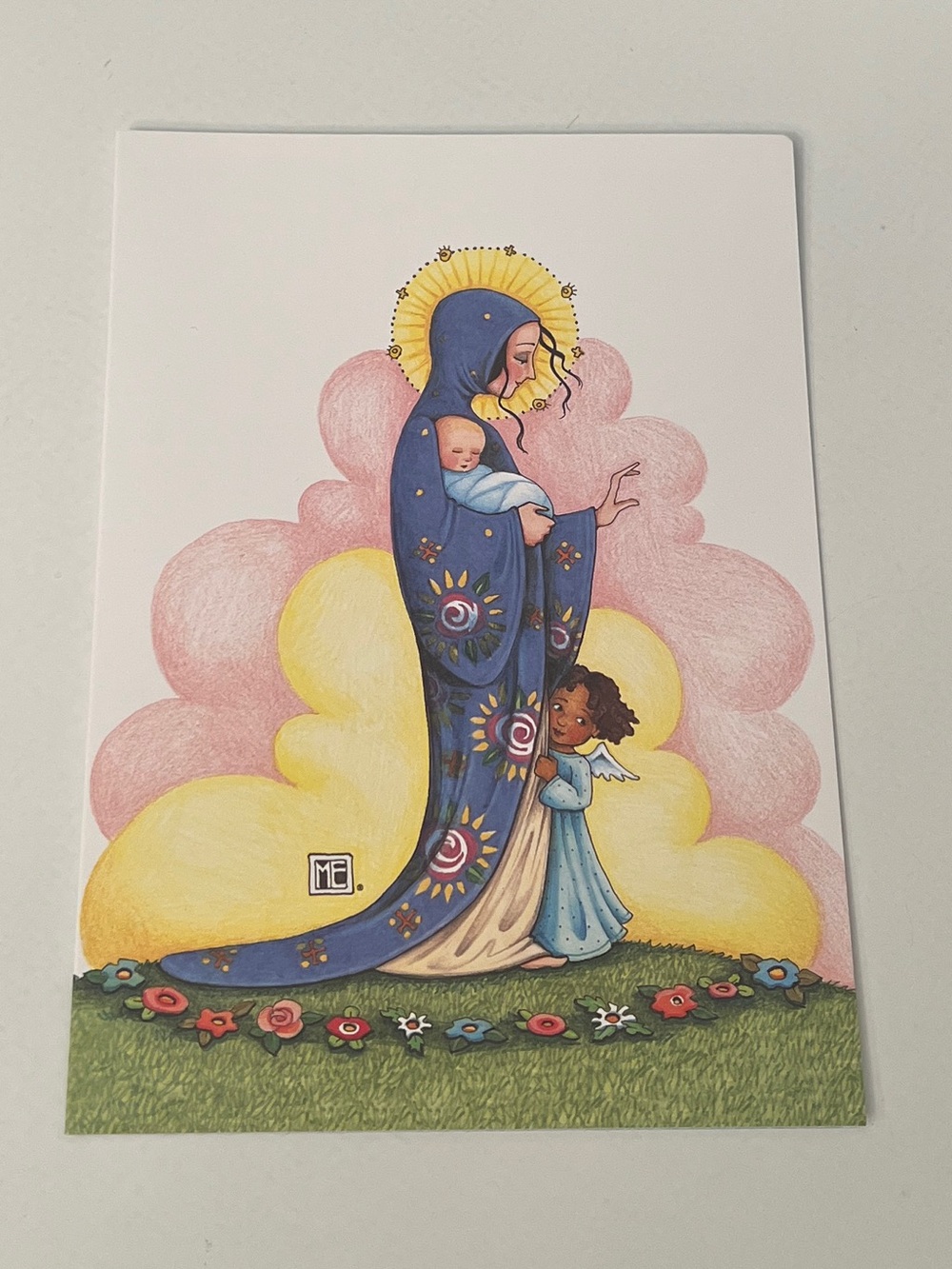 Mary Engelbreit Angel Christmas Cards/Envelopes Set of 8 NEW